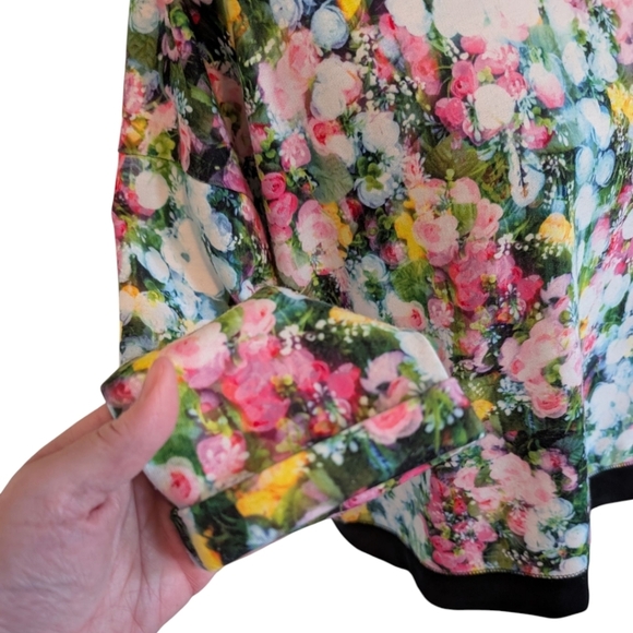 Juicy Couture Sport Top Y2K Athleisure Slouchy Women M Gym Active Comfy Floral - Picture 7 of 12